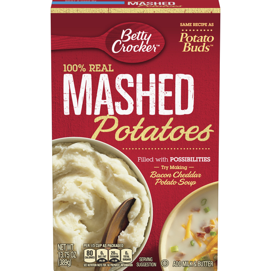 Pre packaged mashed potatoes sale
