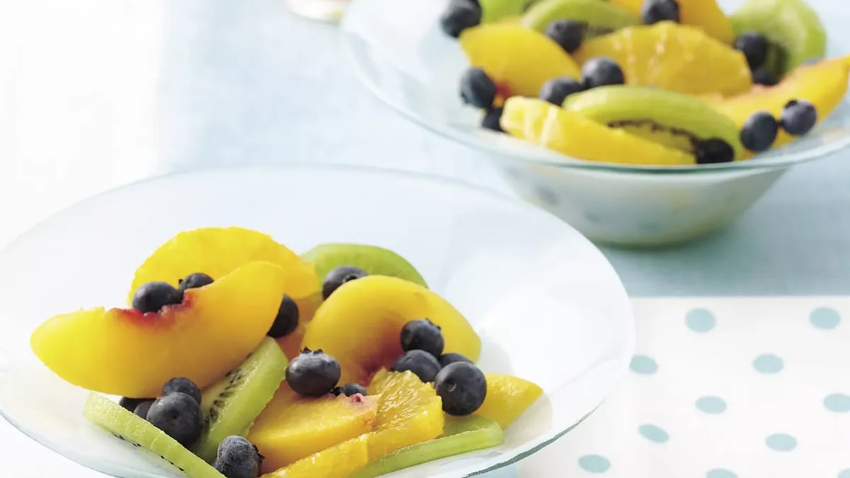 Fresh Fruit Salad with Poppy Seed Dressing