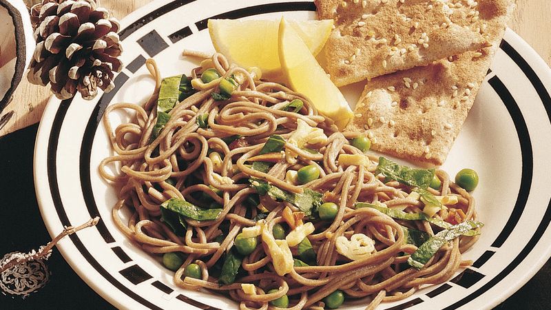 Soba Noodles with Ginger Sauce