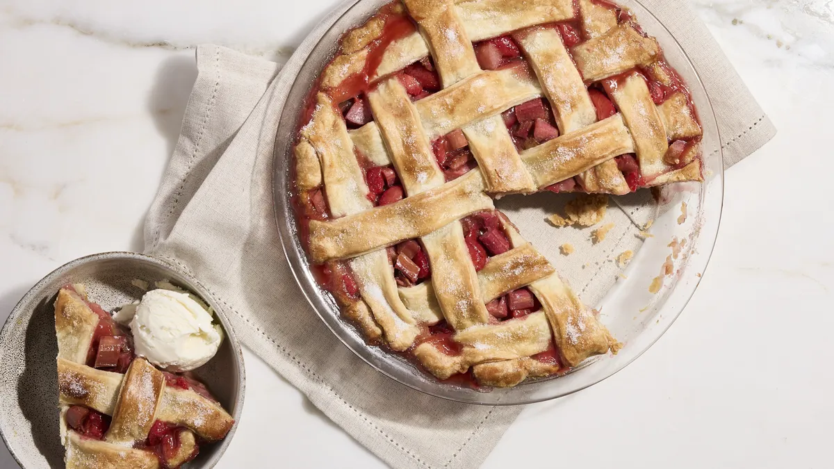 Strawberry-Rhubarb Pie