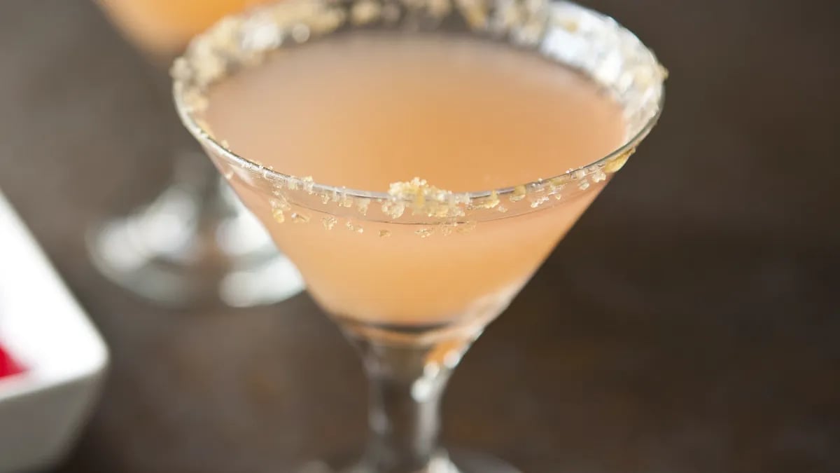 Pineapple Upside-Down Martinis