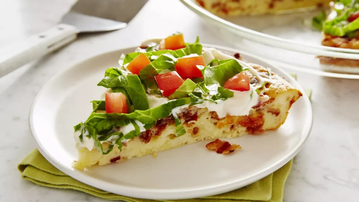 Impossibly Easy BLT Pie