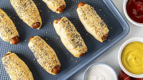 Everything Bagel Crescent Dogs