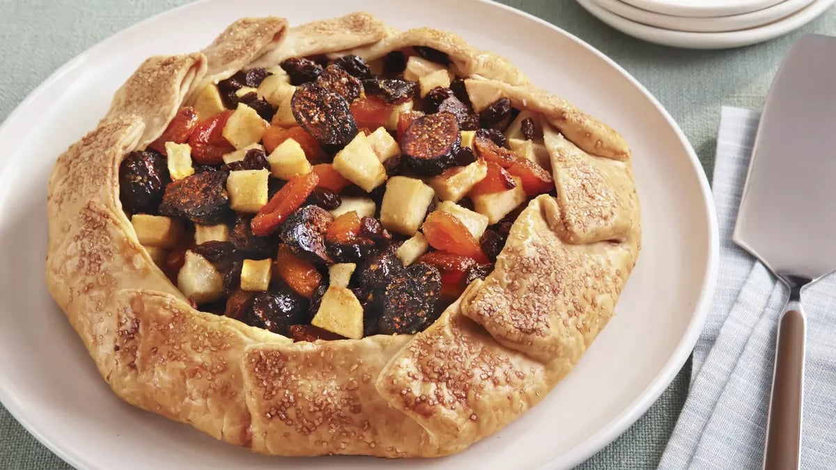 Tipsy Spiced Fruit Tart