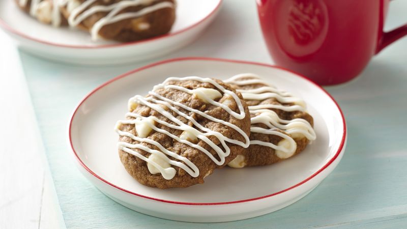 Vanilla Chip Gingerbread Cookies