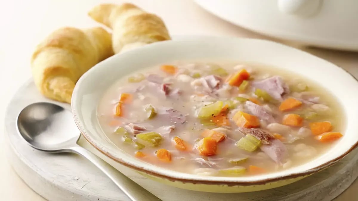 Easy Slow-Cooker Ham Bone Soup