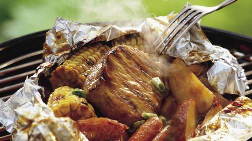 Foil recipes for shop grill