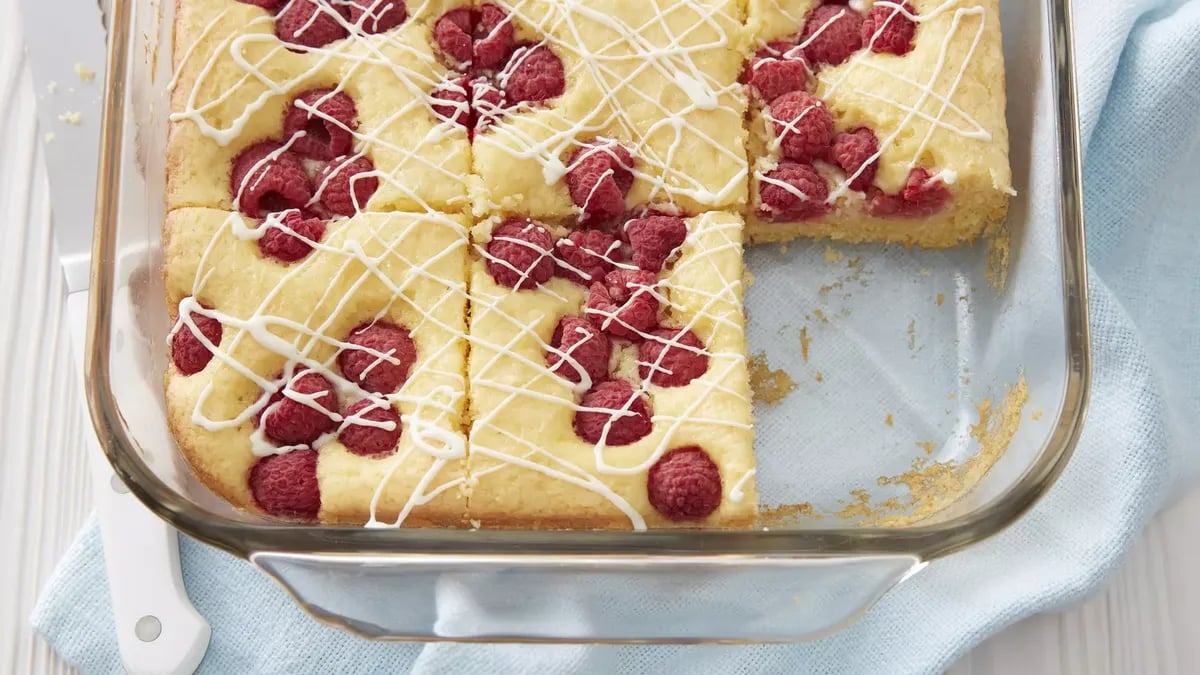 One-Bowl Lemon-Raspberry Cake