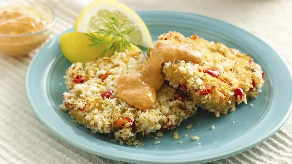 Baked Crab Cakes with Remoulade