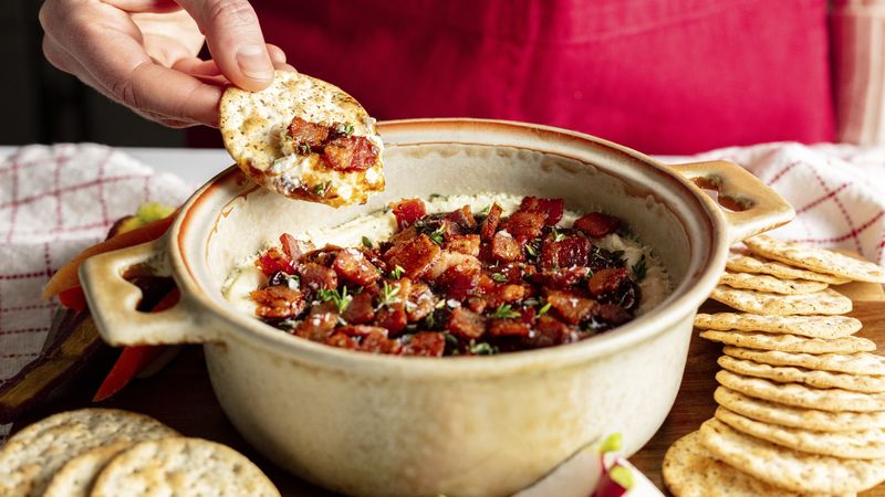 Whipped Goat Cheese & Fig Dip Recipe - BettyCrocker.com