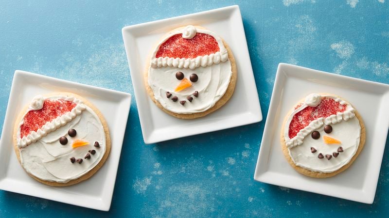 Cute Snowman Cookies