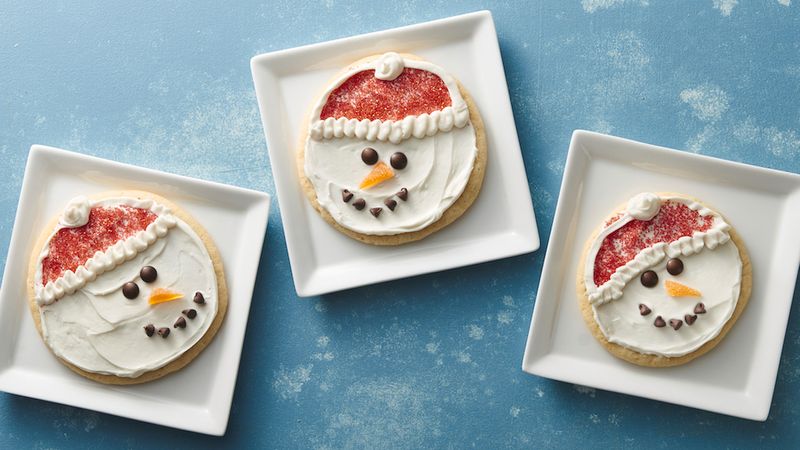 Cute Snowman Cookies