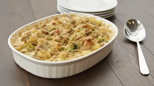 Gnocchi Alfredo Casserole