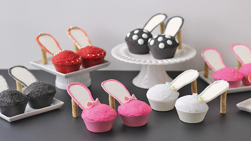 High Heel Cupcakes!! - YouTube