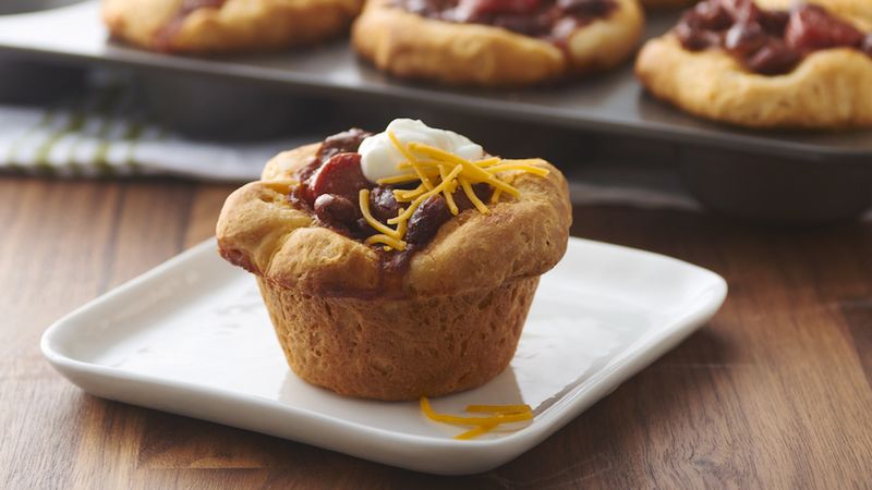 Chili Cheese Dog Biscuit Cups