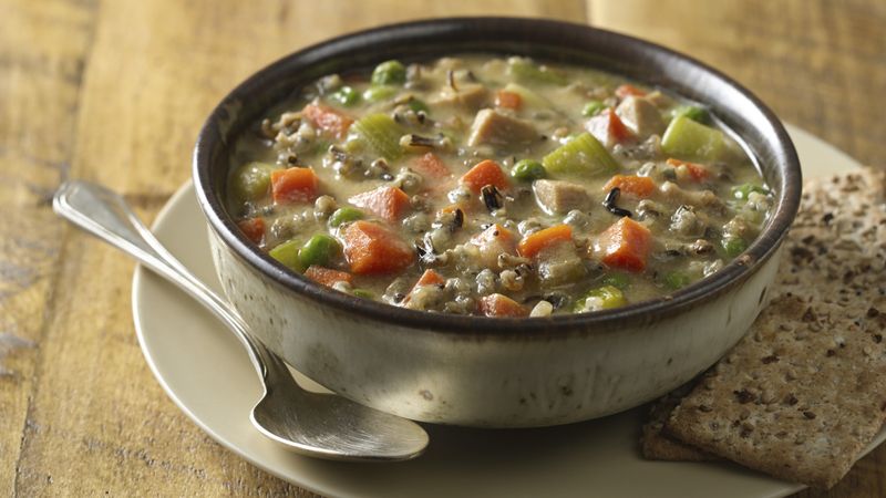 Slow-Cooker North Woods Wild Rice Soup