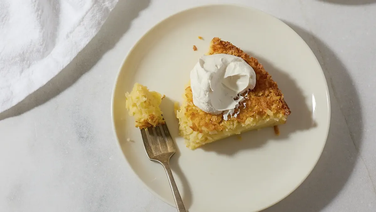 Impossibly Easy Coconut Pie 