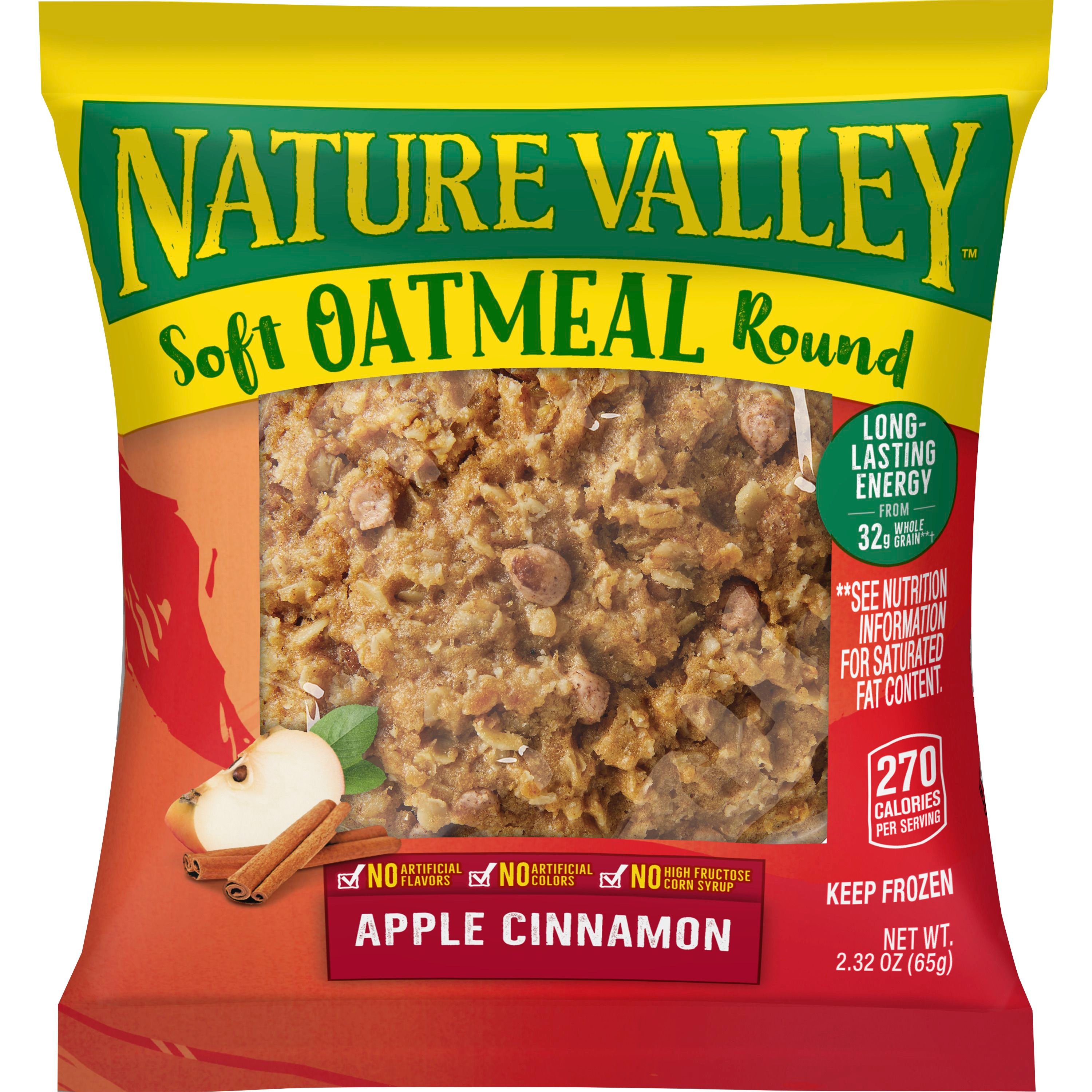 Front - 3D Nature Valley(TM) Oatmeal Round, Apple Cinnamon 2.32oz