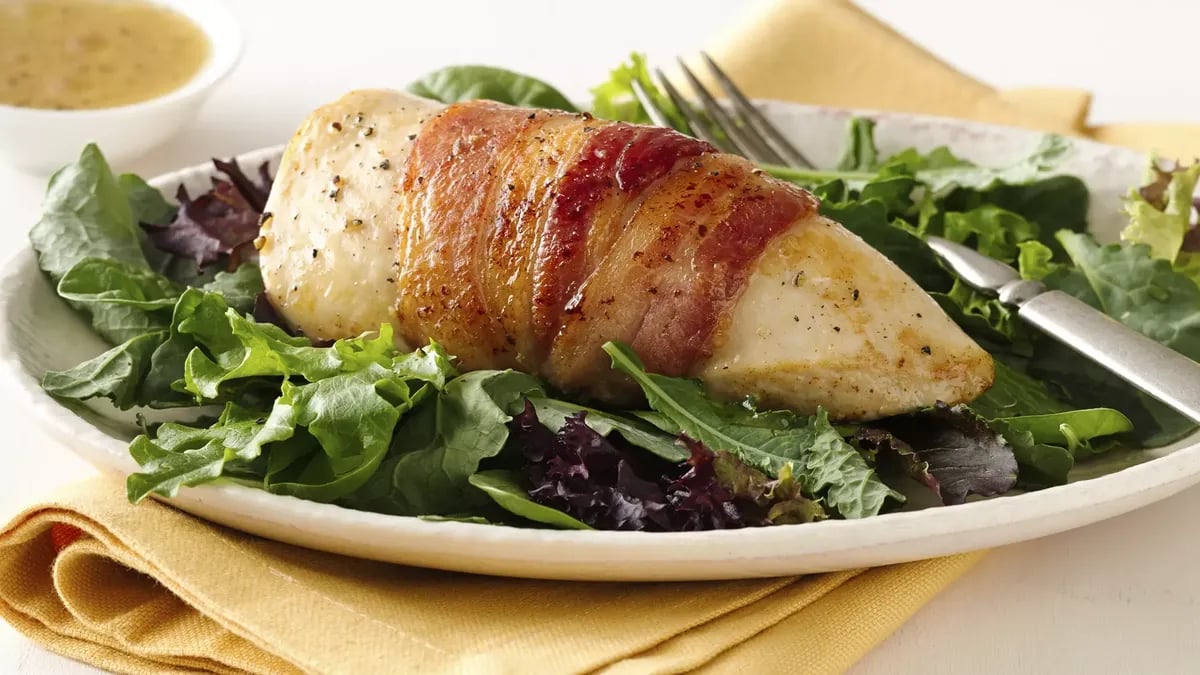 Easy Bacon-Wrapped Chicken Breasts