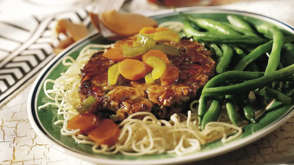 Asian Rice and Lentil Burgers
