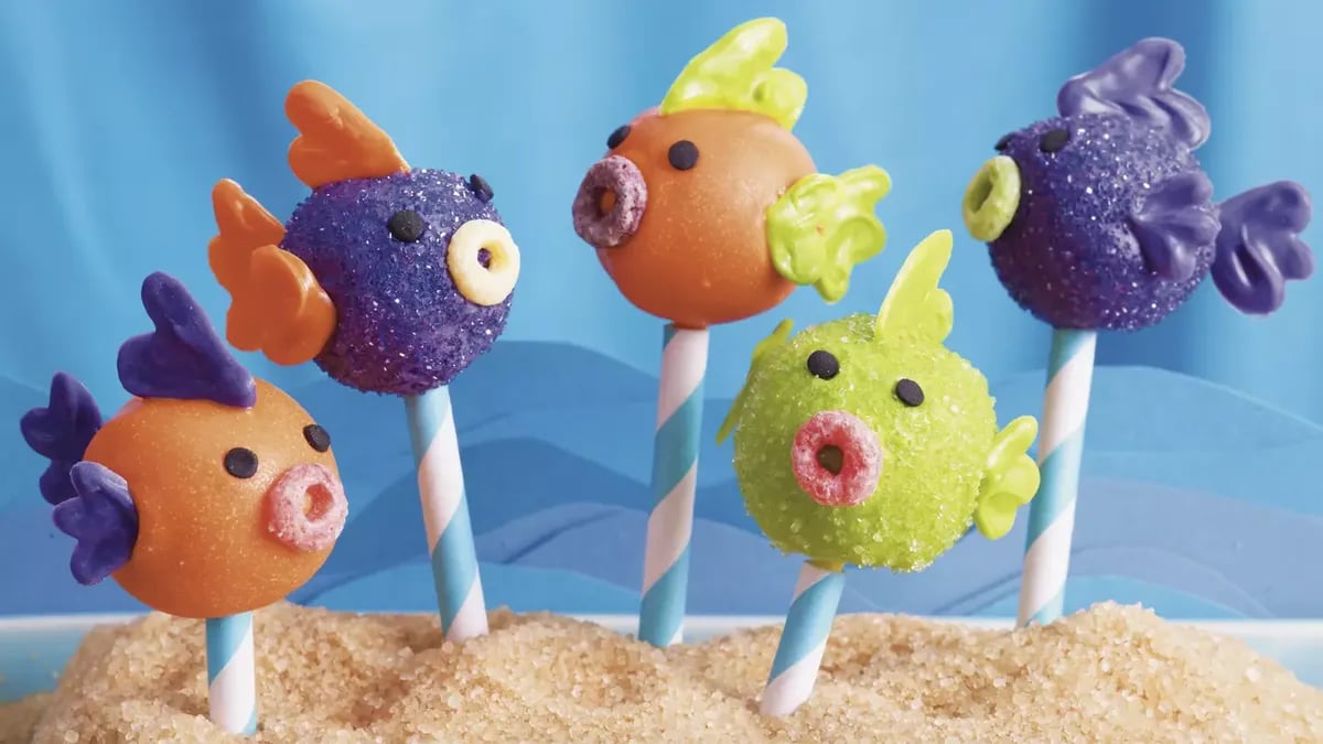 School of Fish Cake Pops