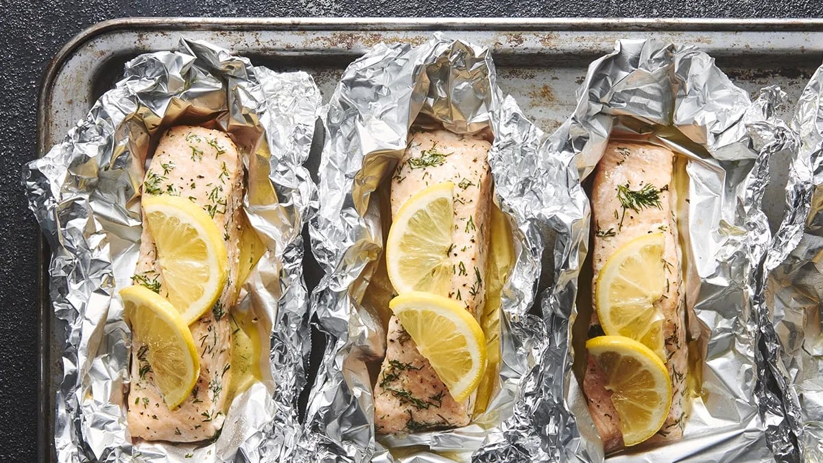 Lemon-Herb Salmon Foil Packs