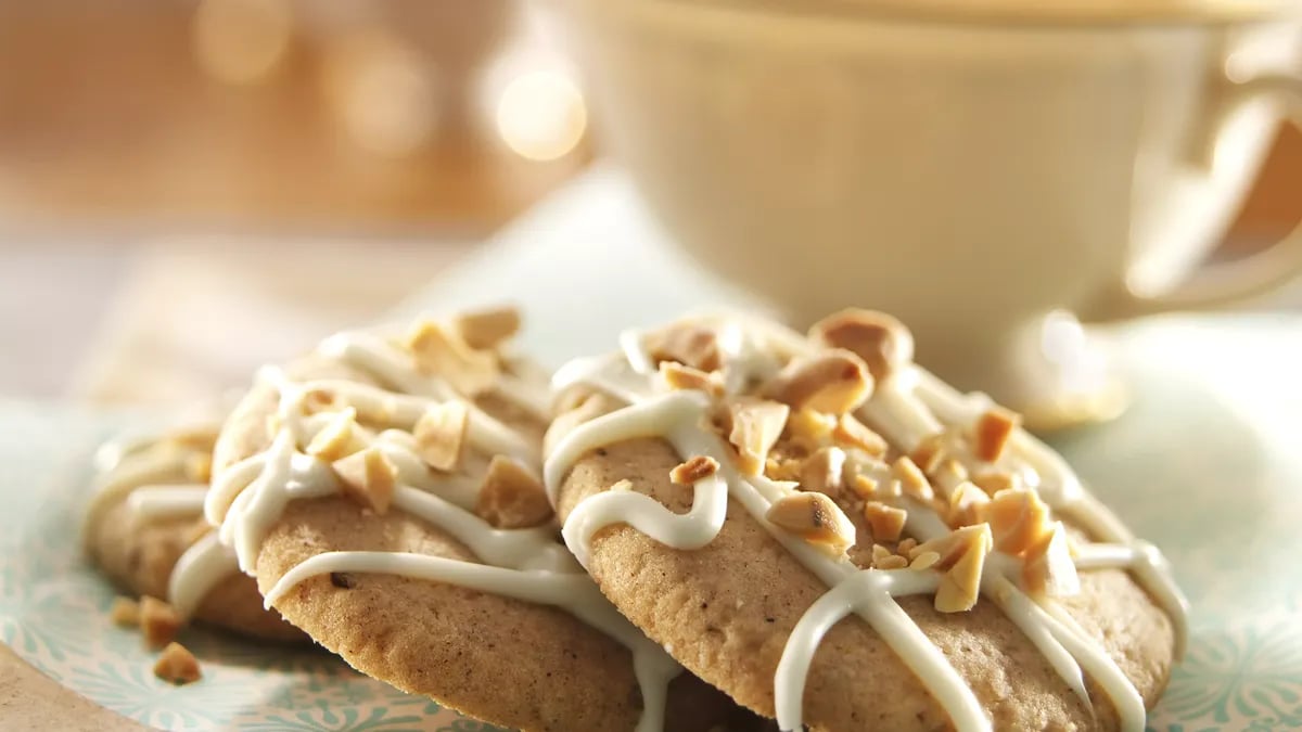 Glazed Bohemian Anise Cookies