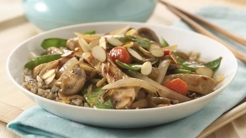 Asian Pork and Vegetable Stir-Fry 