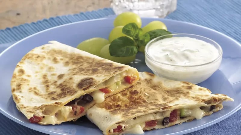 Greek Quesadillas