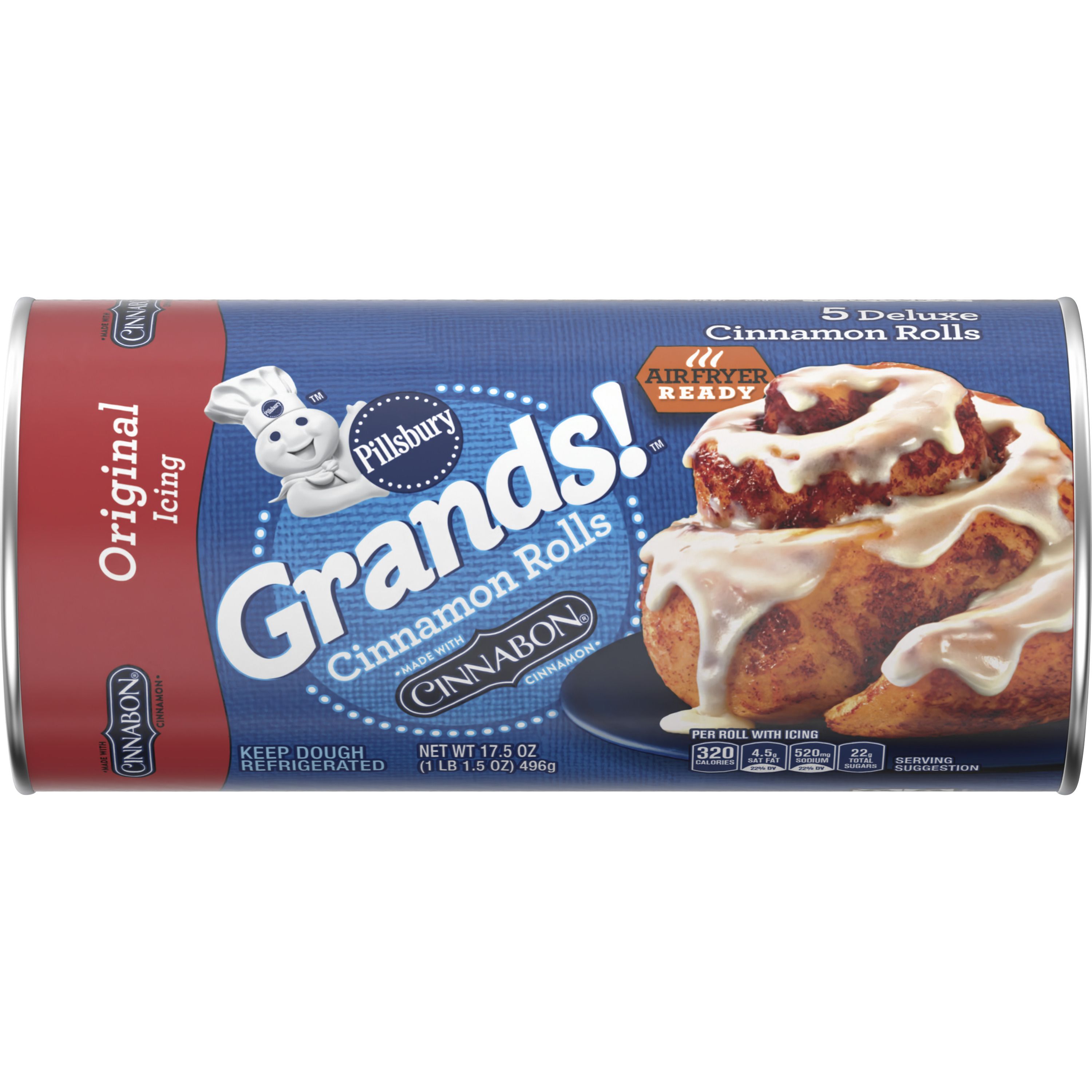 Pillsbury™ Grands!™ Cinnamon Rolls with Original Icing (5 count) - Front