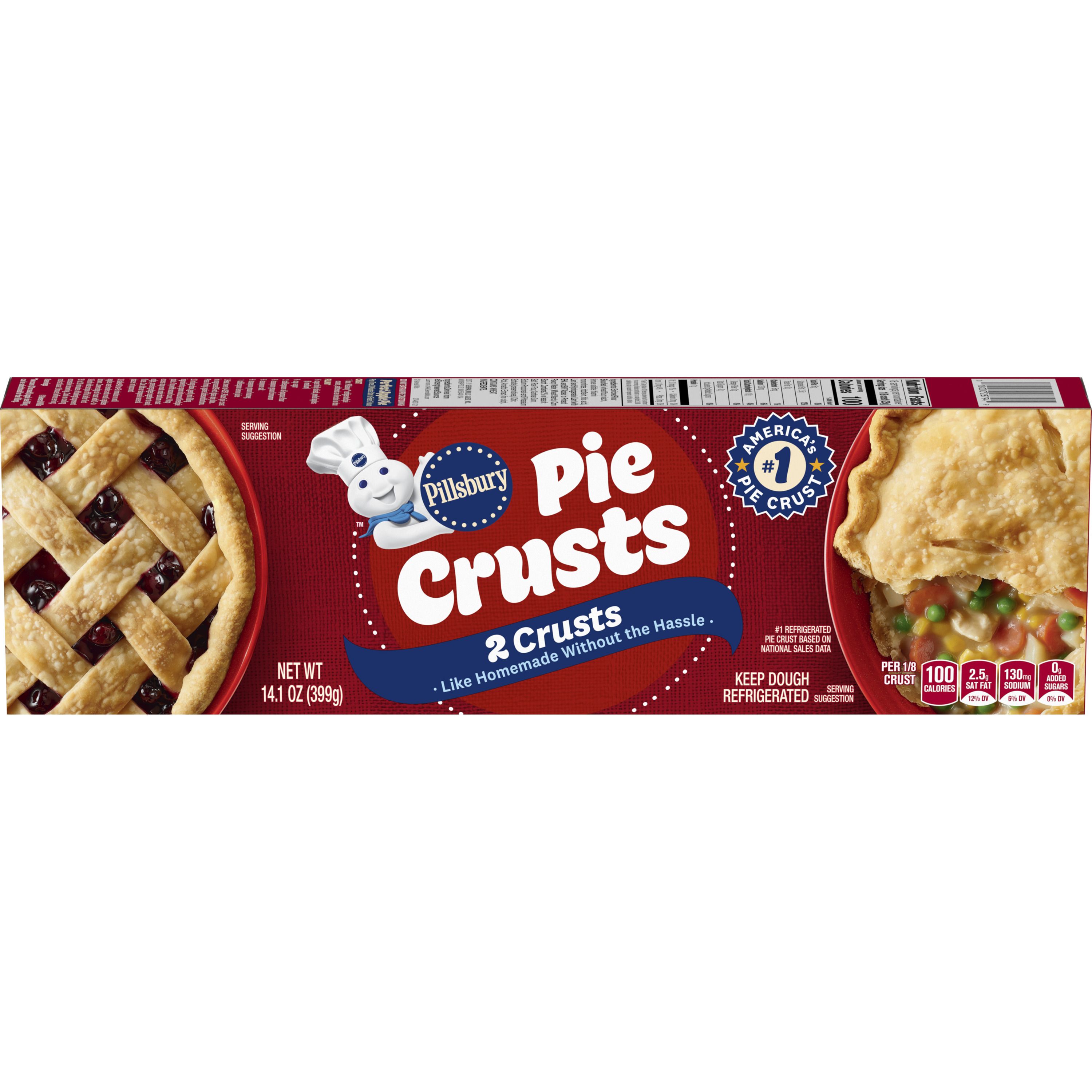 Pillsbury™ refrigerated Pie Crust - Front