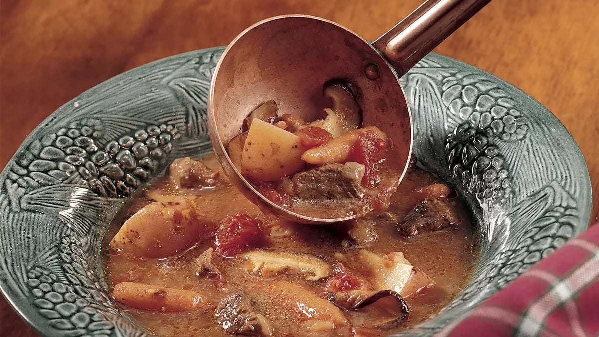 Beef Stew with Shiitake Mushrooms