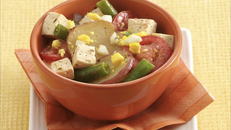Vegetables and Tofu Skillet Supper