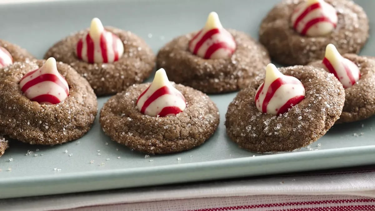 Chocolate Peppermint Blossoms