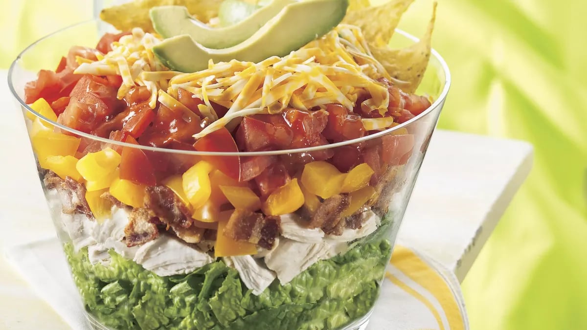 Chicken BLT Taco Salad