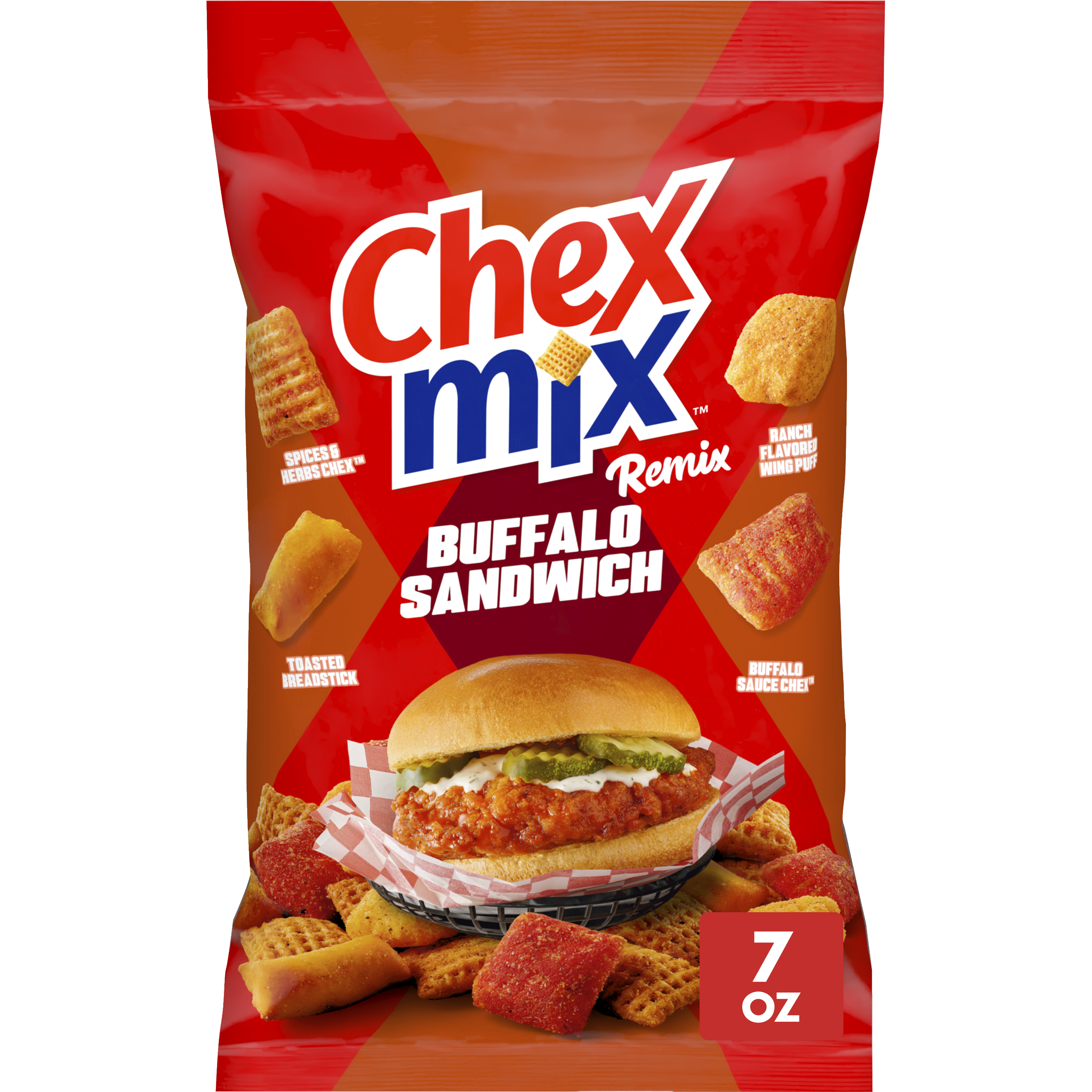 Chex Mix Buffalo Sandwich Remix Snack Mix | Products
