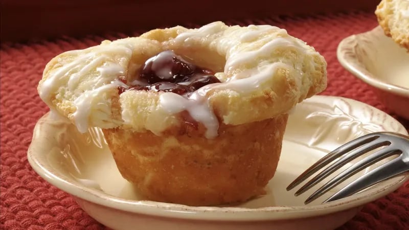 Cherry Danish Biscuit Cups