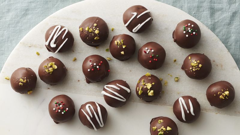 Homemade discount chocolate truffles