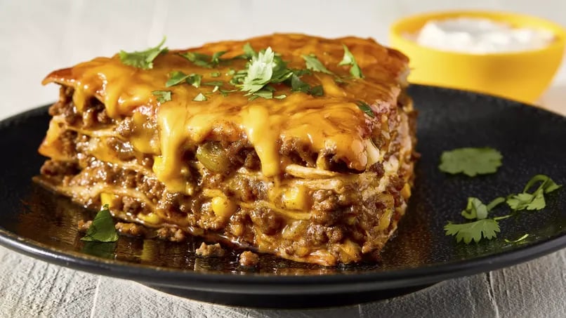 Beef Enchilada Pie