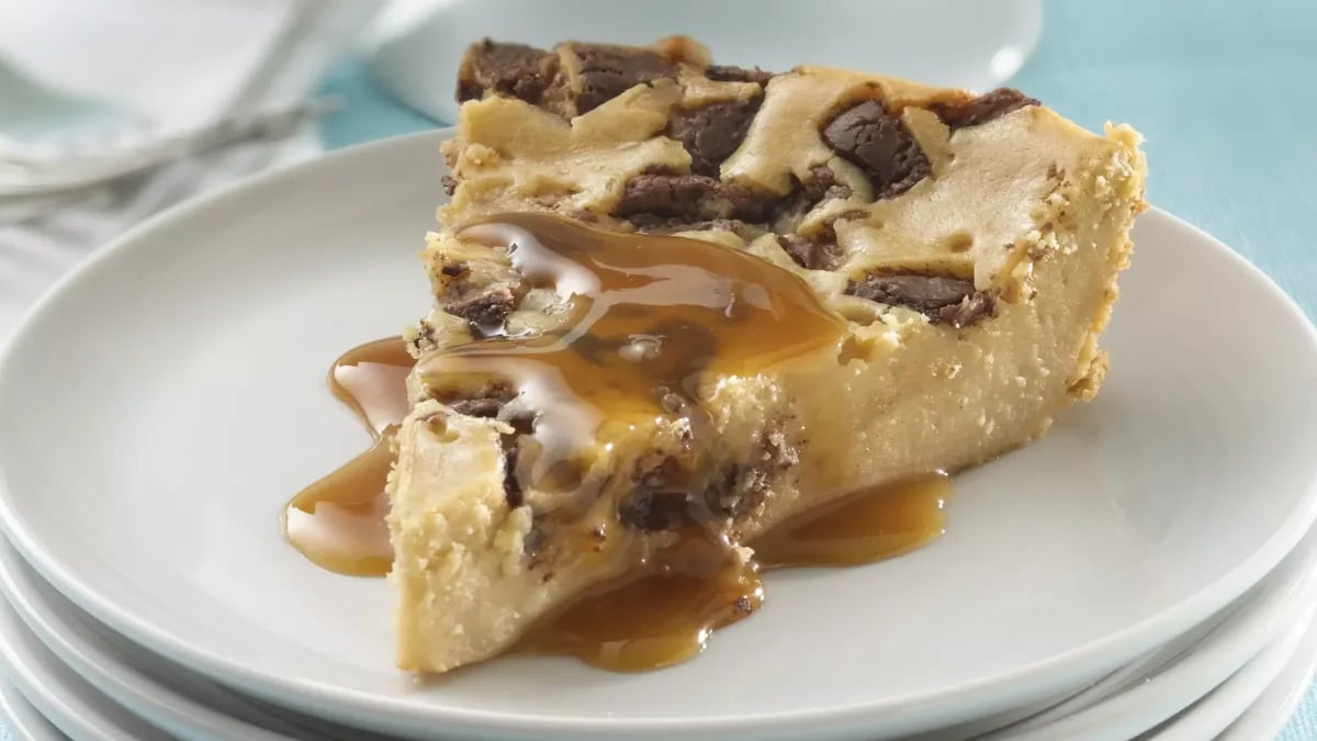 Impossibly Easy Toffee Bar Cheesecake