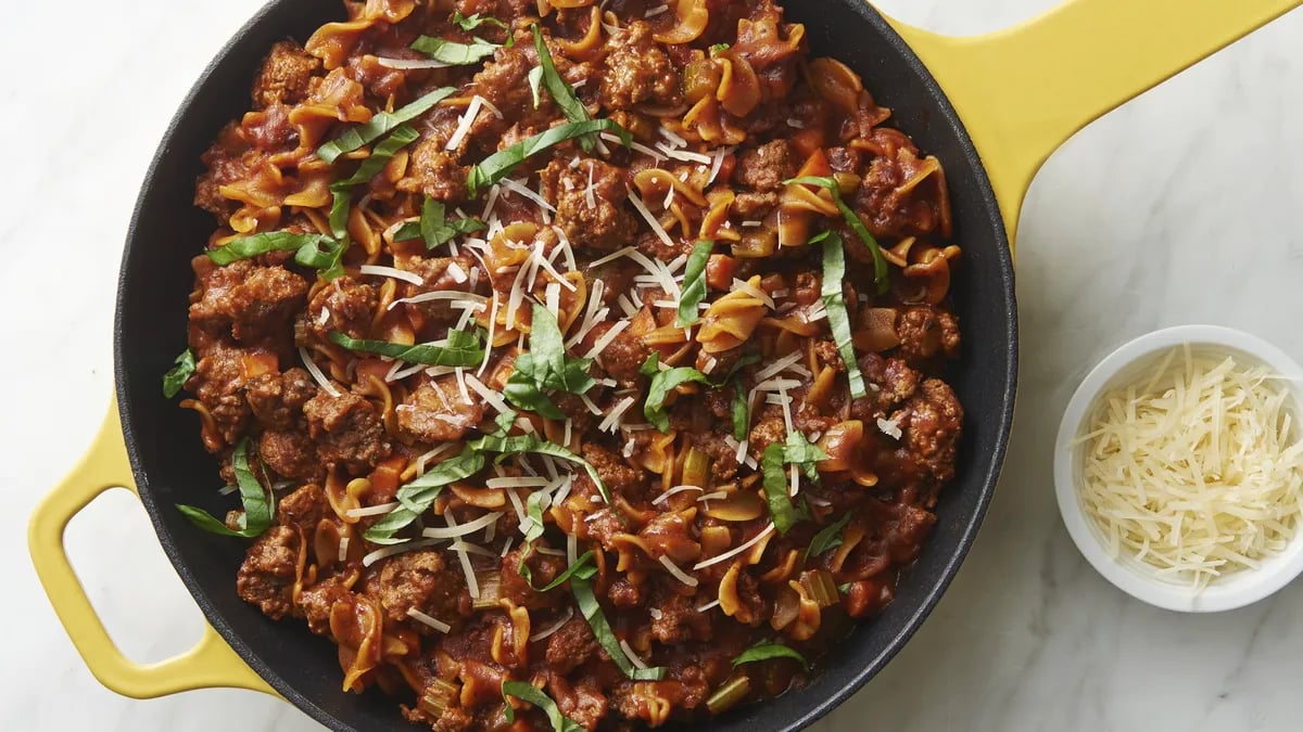 Easy Skillet Bolognese