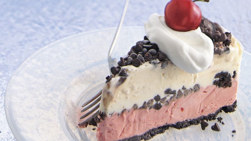 Chocolate-Cherry Ice-Cream Cake