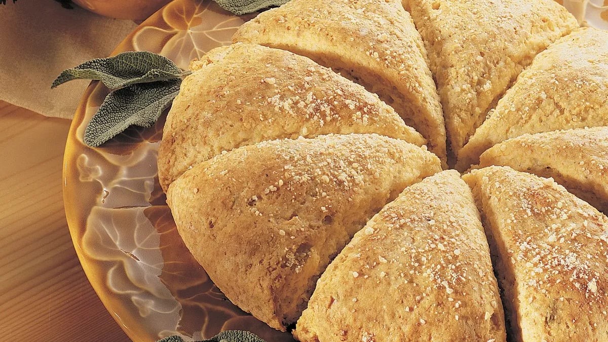 Cornmeal Sage Scones