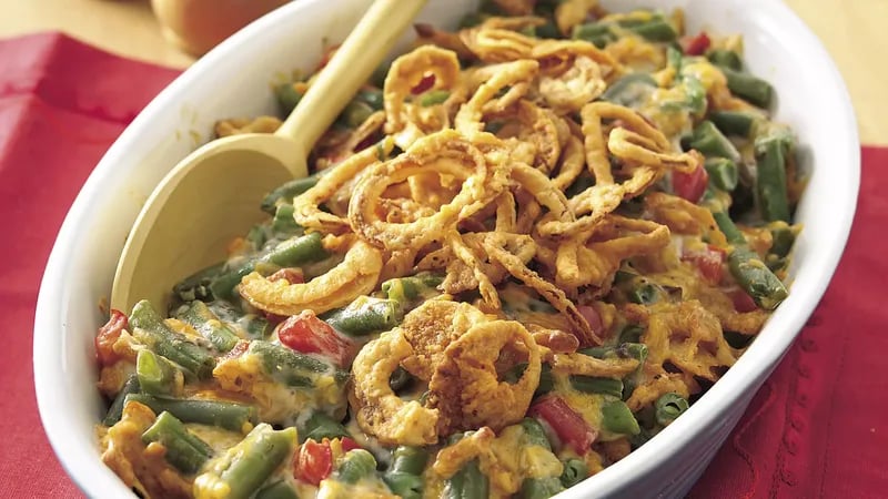 Cheesy Green Bean Casserole