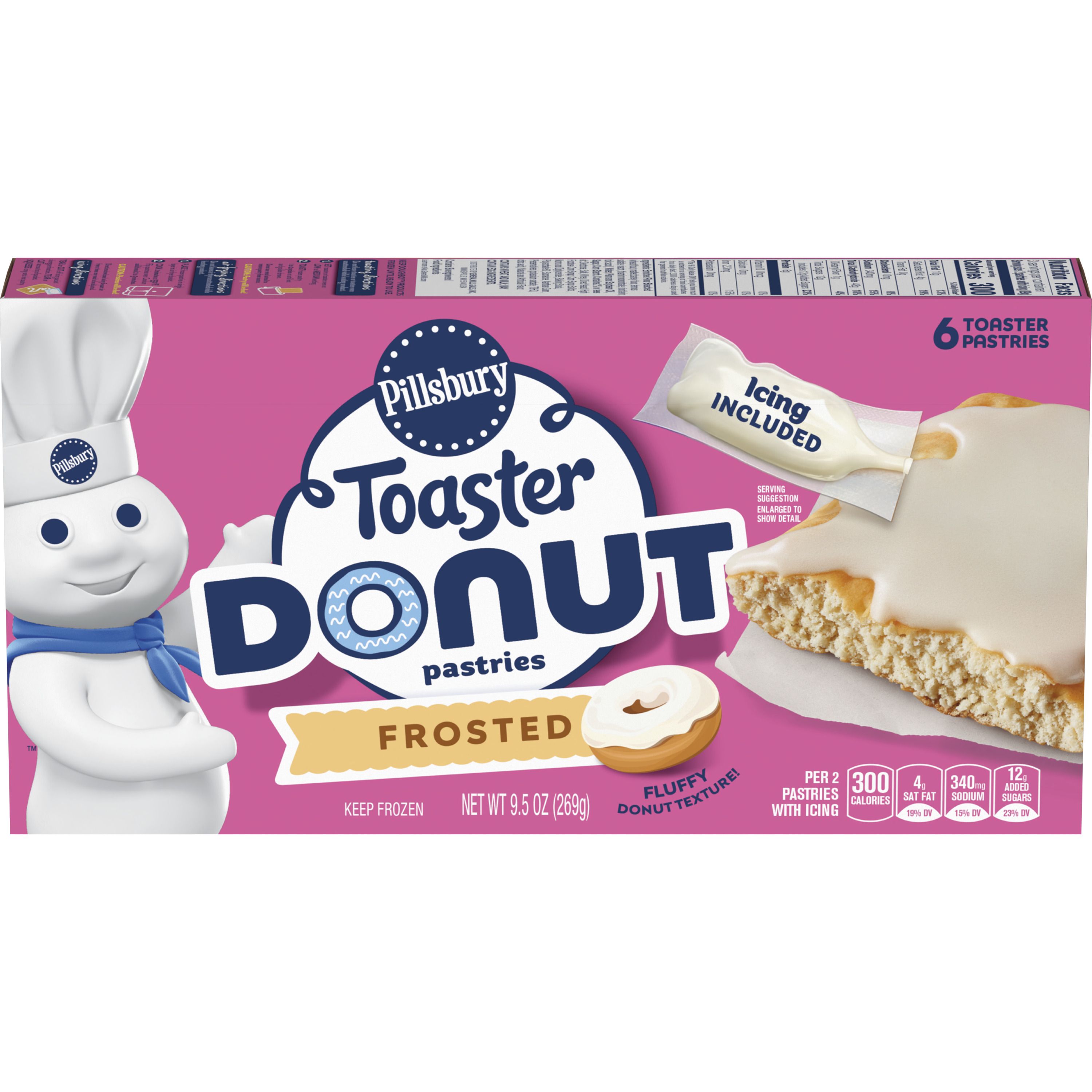 Pillsbury™ Toaster Donut, Frosted - Front