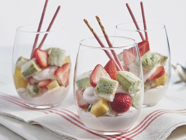 Matcha Swirl Trifle