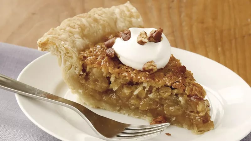 Oatmeal-Date-Coconut Pie