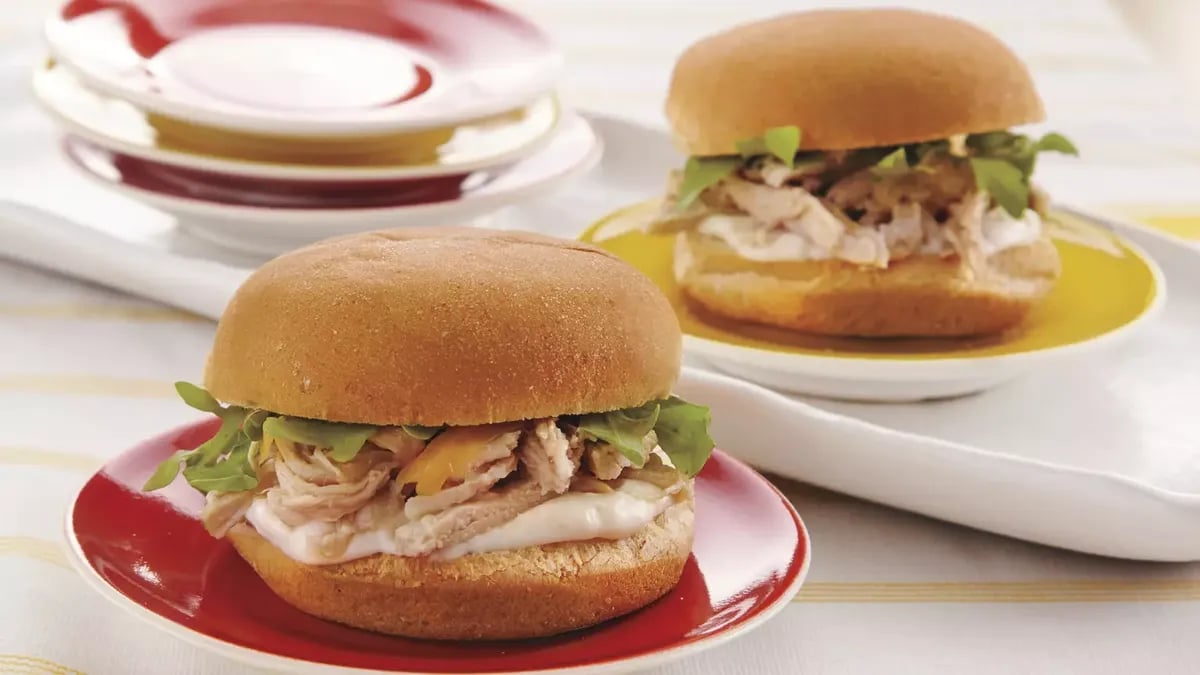 Slow-Cooker Rosemary Pork Sliders