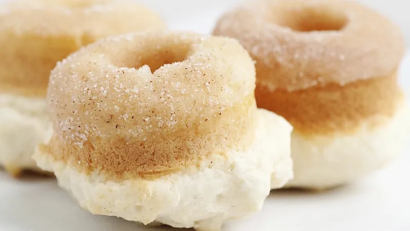 Baked Cinnamon Sugar Doughnuts