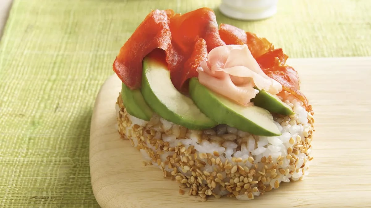 Smoked Salmon-Avocado Sushi Salad